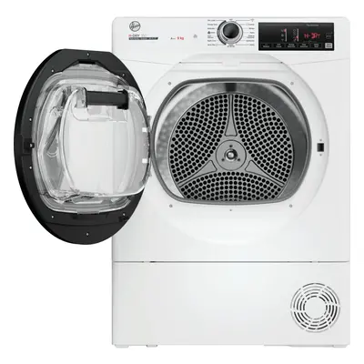 Hoover H-DRY HRE H9A3TBE-80/N Wifi Connected 9Kg Heat Pump Tumble Dryer - White - A+++ Rated