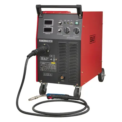 300A MIG Welder with Non-Live Euro Torch - Turbo Fan - 415V Phase Supply