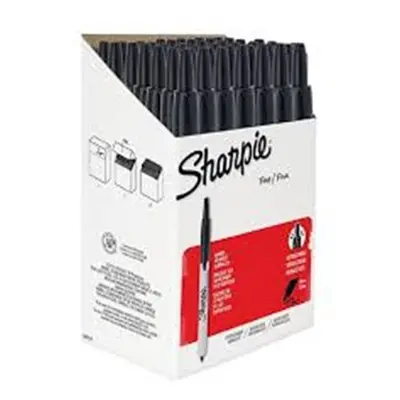 Sharpie Permanent Markers, Black - Pack of