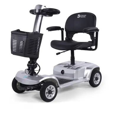 (Silver) Discover Mobility Glide 4mph Mobility Scooter