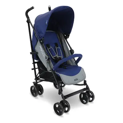 MB02 Lightweight Stroller - Blue and Grey