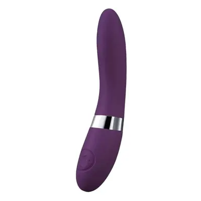 LELO Elise Rechargeable G-Spot Dildo Vibrator Plum