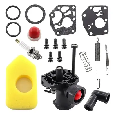 Briggs Stratton Lawn Mower Carburetor Kit 498809a Filter Regulato