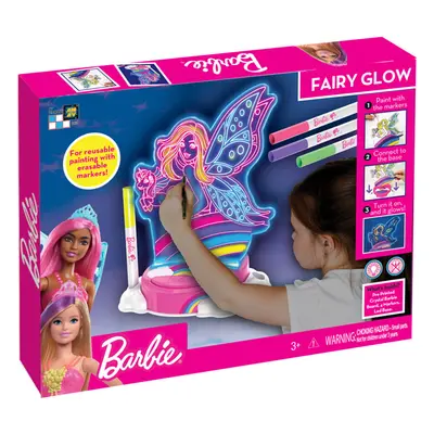 Barbie Fairy Glow Paint and Light With Markers and Base