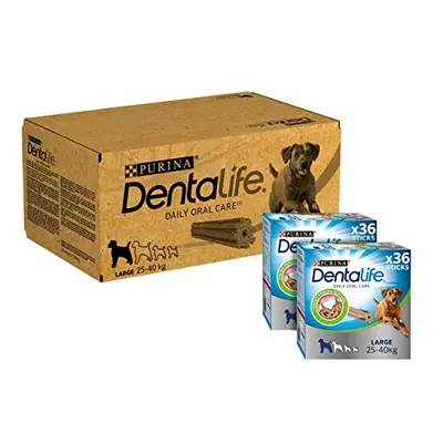 DENTALIFE Large Dog Treat Dental Chew Stick, Pack of