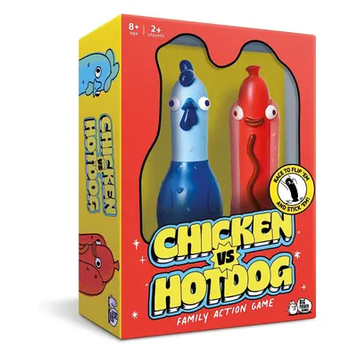 Big Potato Chicken vs Hotdog: The Ultimate Challenge Party Game for Kids, Teens, Adults and Flip