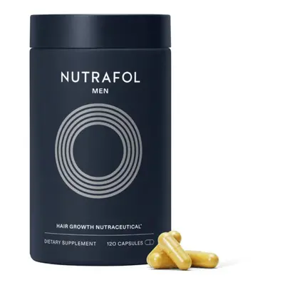 Nutrafol Men's Hair Growth Supplements, Clinically Tested for Visibly Thicker Hair and Scalp Cov