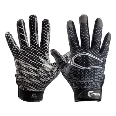 Cutters Game Day Receiver Glvs Fade Adult S/M Black Fade