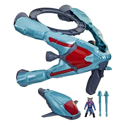 Hasbro Marvel Guardians of The Galaxy Vol.3 Galactic Spaceship Rocket Action Figure with Vehicle