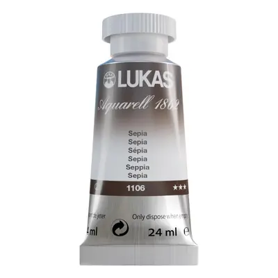 LUKAS Aquarell Artists' Watercolor Tubes Sepia ml - Vibrant Professional Grade Watercolor Paint 