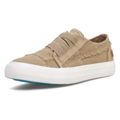 Blowfish Womens Marley Sneaker creamcoffee color Washed canvas M