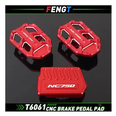 (NC750 Red A set) FOR HONDAÂ Motorcycle Wide Front Brake Footrest Pedal FootpegÂ Enlarge Foot Pa