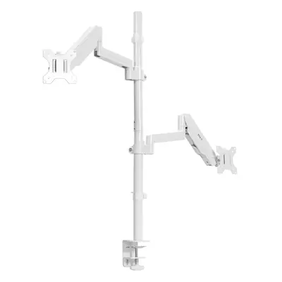 VIVO Dual Monitor Arm Extra Tall Mount for Screens up to inches, Pneumatic Height Adjustment, Fu