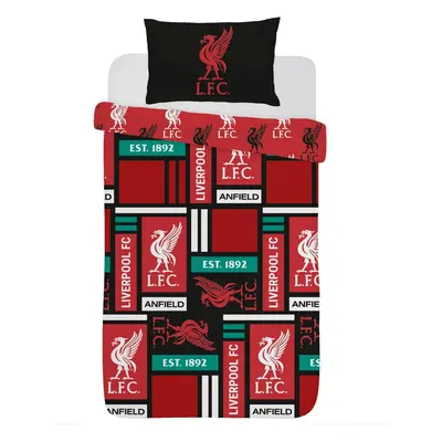 Liverpool fc football duvet cover sets Reversible bedding single double king size bed set with p