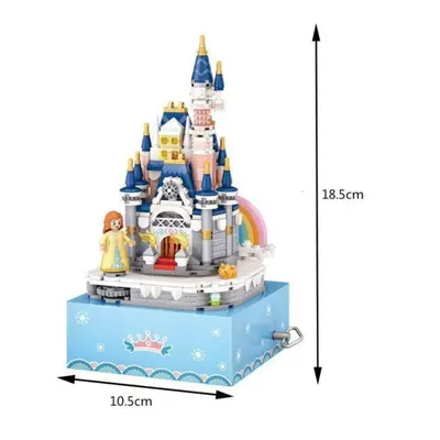 (as the picture, Without Box) Loz Diamond Mini Building Block Fairy Tale Princess Castle Assembl