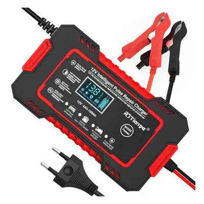 (red) Car Jump Starter Power Bank 12v Portable Car Battery Booster Charger Starting Device Petro