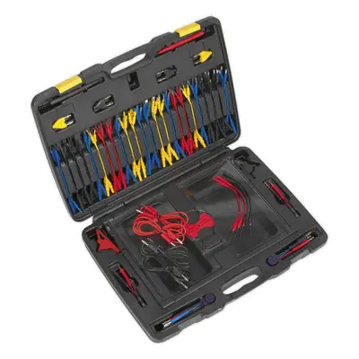 92 Piece Test Lead Set - 4mm Banana Plugs - Diagnostic Multimeter Test Lead Kit