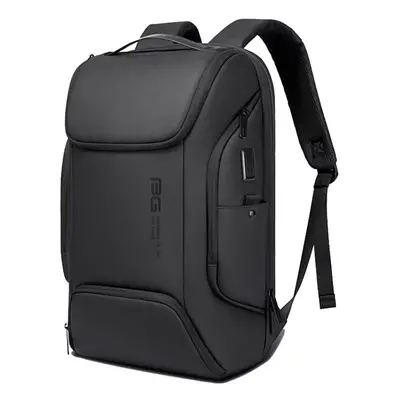 BANGE BG-7267 Men Shoulders Bag Business Waterproof Backpack(Black)