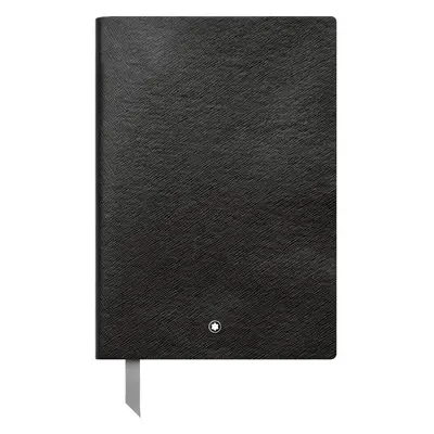 Montblanc Notebook Black Squared #146 Fine Stationery / Elegant Journal with Leather Binding and