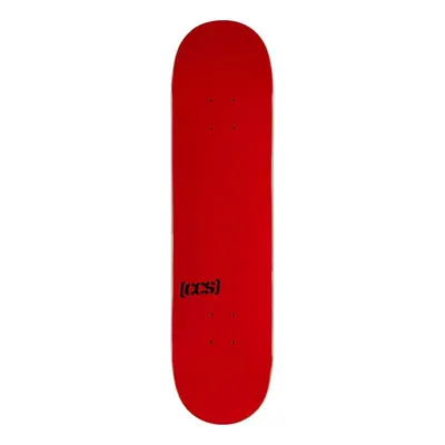 [CCS] Logo Skateboard Deck Red 7.00""