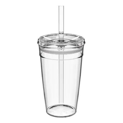 KeepCup Cold Cup - Clear Ice Coffee Tumbler with Lid and Straw - 16oz (454ml)