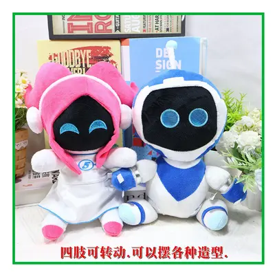 (2pcs doll) Game Astro Bots Stuffed Doll Toy Astrobot Pillow Collection Model Stuffed Doll Toy F