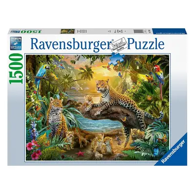 Jigsaw Puzzle - LEOPARDS IN THE JUNGLE - Pieces