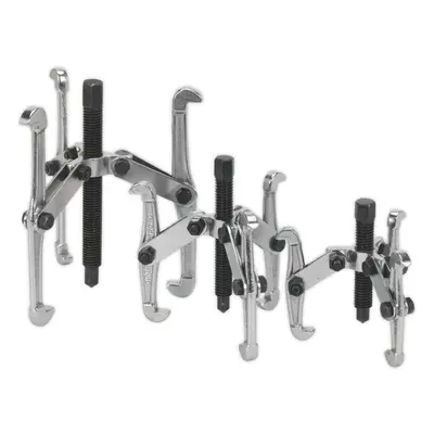 3 Piece Triple Leg Gear Puller Set - 175mm 115mm & 65mm - Hex Head - Drop Forged