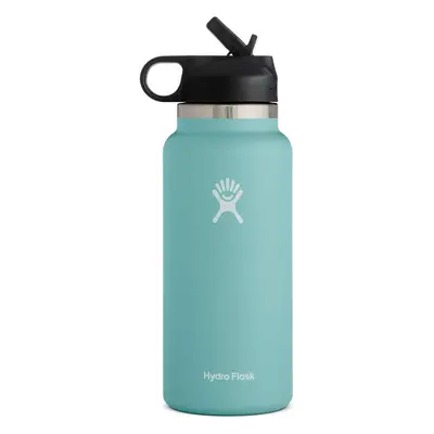 (Emerald, 40oz) Water Bottle | Straw Lid | Outdoor Portable Insulated Cup