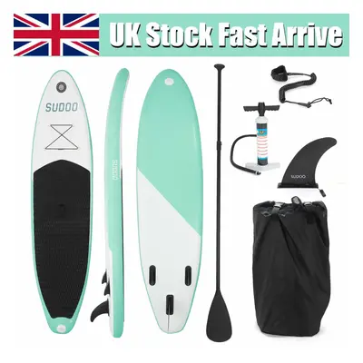 10FT Inflatable Stand Up Paddle SUP Surfing Board paddleboard kayak