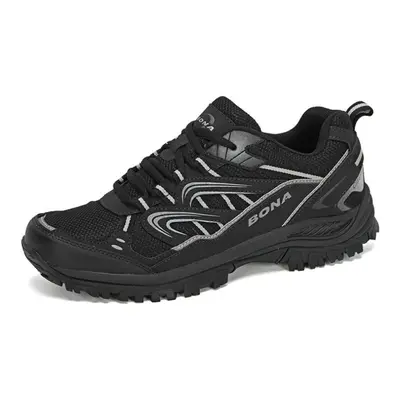 (black, 43) Bona New Designers Popular Sneakers Hiking Shoes Men Outdoor Trekking Shoes Man Tour