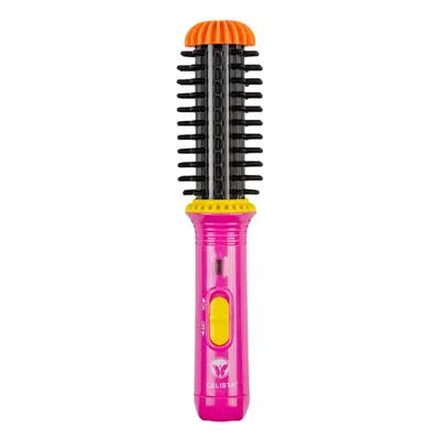 Calista GoGo Mini Round Brush Compact Touch-Up Styling Tool (Flamingo)