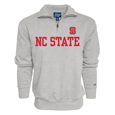 Blue Men's North Carolina State Wolfpack Quarter Zip Sweatshirt Grey, Grey, X-Large