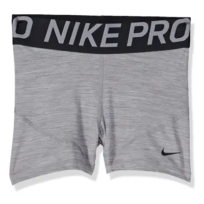 Nike Women's Pro 3"" Training Short (Gunsmoke/Heather/Black/Black X-S