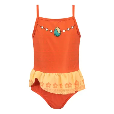 Disney Girls' Moana Swimsuit Orange Size 3T