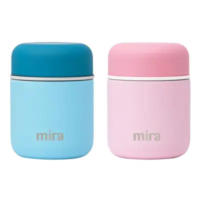 MIRA Pack Insulated Food Jar Thermo for Hot Food Soup Compact Stainless Steel Vacuum Lunch Conta