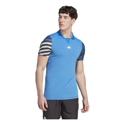 adidas Men's Tennis New York Heat.RDY Freelift Polo Shirt Bright Roya