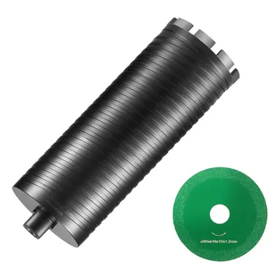 VEVOR Core Drill Bit, 4" Wet/Dry Diamond Core Drill Bits for Brick and Block, Concrete Core Dril