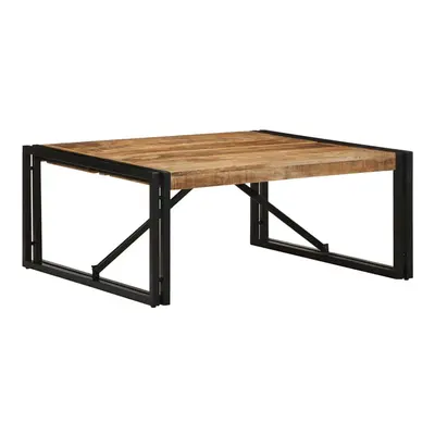 (Solid rough mango wood, x x cm) vidaXL Coffee Table Multicolour 100x50x35 cm Solid Wood Reclaim