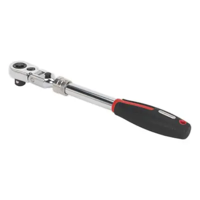 Extendable Ratchet Wrench - 1/2" Sq Drive - Locking Flexi-Head - 72-Tooth Action