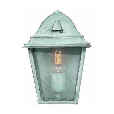 Outdoor IP44 Wall Light Sconce Verdigris LED E27 100W Bulb External d02501