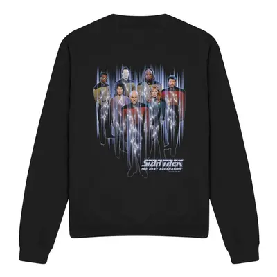 (S, Black) Star Trek Unisex Adult Beam Us Up Sweatshirt