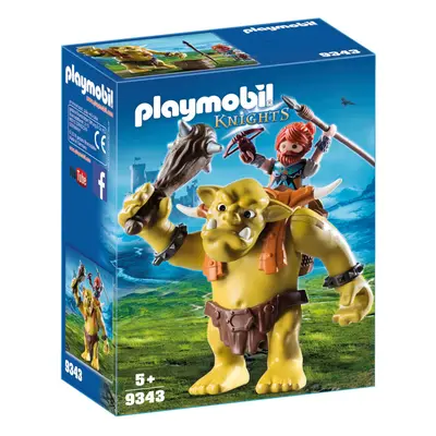 Playmobil Knights - Giant Troll with Dwarf Fighter