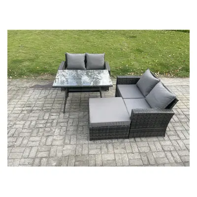 Fimous Garden Furniture Sets Pieces Wicker Rattan Furniture Manual Wicker Patio Sofa Patio Conve