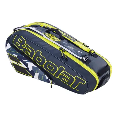 Babolat RHX6 Pure Aero Grey Yellow White Tennis Racquet Bag