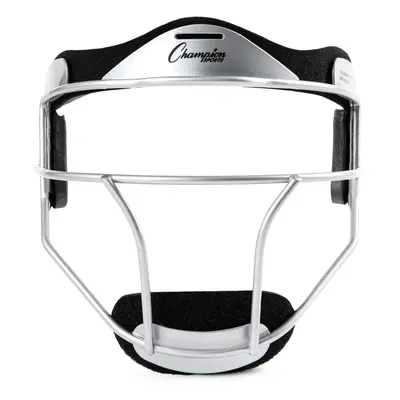 Champion Sports Steel Softball Face Mask - Classic Fielders Masks for Adults - Durable Head Guar