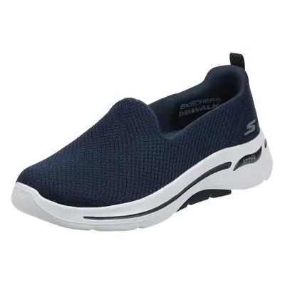 Skechers Womens Performance gO Walk Arch FIT-grateful Sneaker NavyWhi