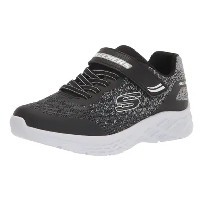 Skechers Kids Boy's MICROSPEC II Sneaker Black/Grey Little Kid