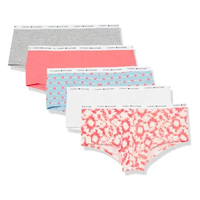 Tommy Hilfiger Womens Classic Cotton Boyshort Panties-5 Pack Boy Short