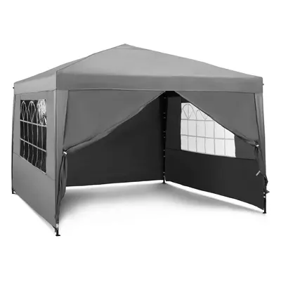 VonHaus Pop Up Gazebo x 3m ? Outdoor Garden Marquee Shelter Canopy with Removable Sides, Storage